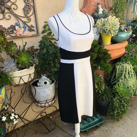 NWOT Jay Godfrey Racer Back Color Block Mini Dress *Perfect Professional Dress* - Picture 3 of 12